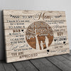 Always Be Your Little Boy Canvas Personalized Gift For Mom From Son