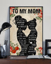 Always Your Little Girl My Loving Mother Poster Gift For Mom