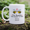 Couple Online Dating Bumble Bee Funny Anniversary Personalized Mug
