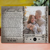 Wedding Anniversary Couple Song Lyric Wife Husband Personalized Canvas