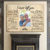 I Never Left You Memorial Canvas Personalized Gift Loss Of Mom Dad