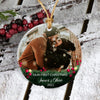 Our First Christmas Personalized Photo Cpou[le Ornament