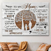 Always Be Your Little Boy Canvas Personalized Gift For Mom From Son