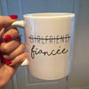Girlfriend To Fiancee Mug Engagement Gift For Her - White Mug