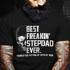 Gift For Step Dad Freakin&#39; Stepdad Skull Shirt